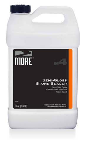 Gallon of semi-gloss stone sealer by MORE